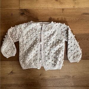 Misha and Puff Cardigan Sweater Size 3/4